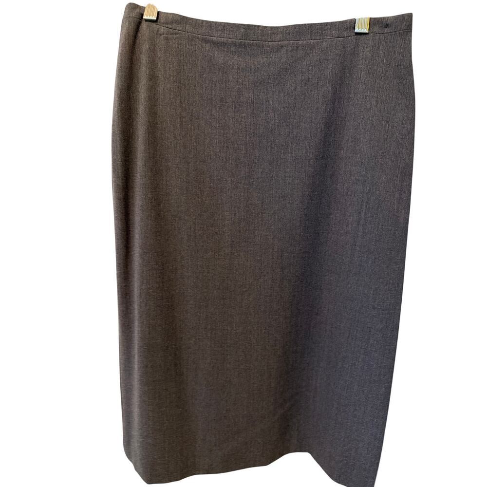 Banana Republic Vintage Y2K Gray Pencil Skirt Women's Size 6 Wool Office Siren